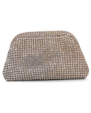 BERNESS Crystal Clutch - Gray