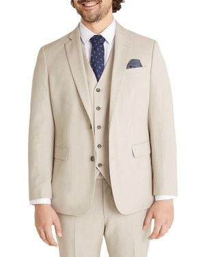 Johnny Bigg Harewood Solid Stretch Blazer - Natural