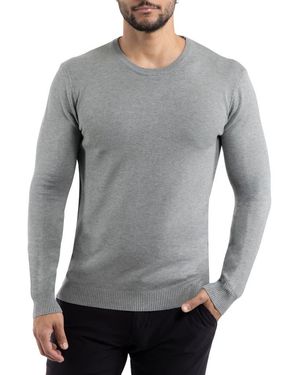 Xray Jeans Crewneck Knit Pullover Sweater - Gray