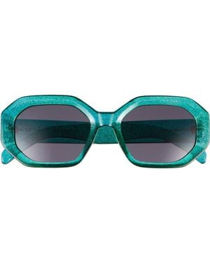 Kurt Geiger Geometric Sunglasses - Blue