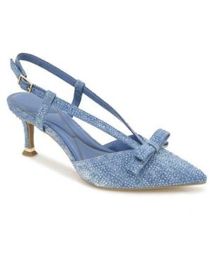 Kenneth Cole Umayra Slingback Pointed Toe Pump - Blue