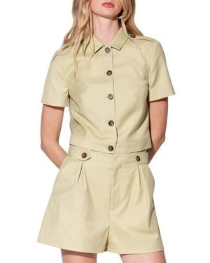 Walter Baker Meera Short Sleeve Jacket - Natural