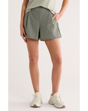 90 Degrees Back Elastic Pull-On Shorts - Green