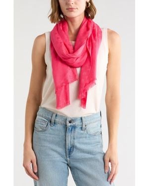 KARL LAGERFELD Karl Icon Pashmina - Red