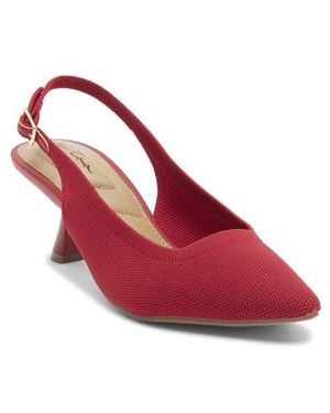 Me Too Zani Kitten Heel Slingback Pump - Red