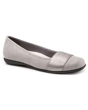 Trotters Samantha Flat - White