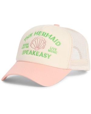 Worn/West The Mermaid Speakeasy Trucker Hat - Multicolor
