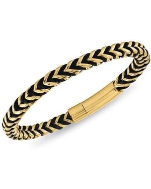 Esquire Cord Wrapped Chain Bracelet - Metallic