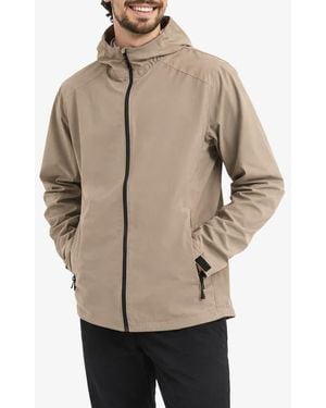 Hawke & Co. Seam Sealed 2.0 Waterproof Hooded Jacket - Natural
