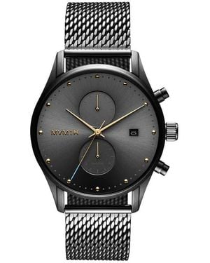 MVMT Voyager Quartz Mesh Bracelet Watch, 42Mm - Black
