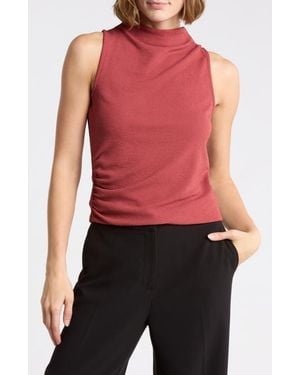 DR2 by Daniel Rainn Textured Boat Neck Sleeveless Top