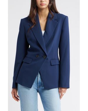 Open Edit The Icon Hourglass Blazer - Blue