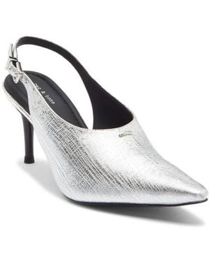 Rag & Bone Mercer Pointed Toe Slingback Pump - White