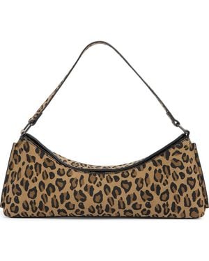 BCBGMAXAZRIA Print Baguette Shoulder Bag - Brown