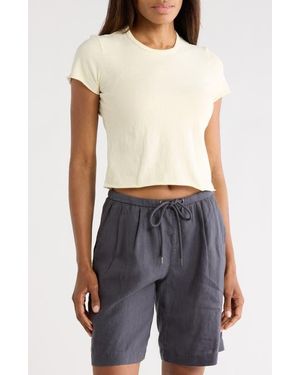 James Perse Shrunken Tee - Natural