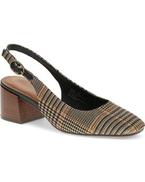 BareTraps Ester Slingback Pump - Metallic