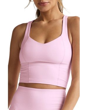 Beyond Yoga Spacedye Intensity Racerback Cropped Tank - Purple