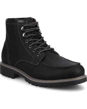 Vance Co. Zeus Lace-Up Boot - Black