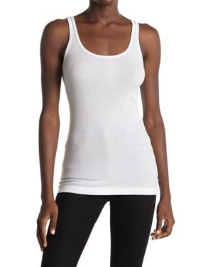 Vince Favorite Pima Cotton & Modal Tank - White