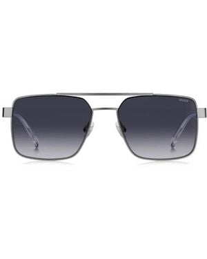 BOSS Hg 1313/S 56Mm Gradient Rectangle Sunglasses - Blue