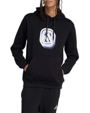adidas X Overtime Don'T Be A Fan Later Graphic Hoodie - Black