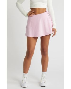 PacSun Active Wrap Flare Skort - Pink