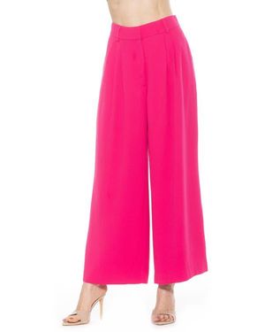 Alexia Admor Wide Leg Pants - Pink