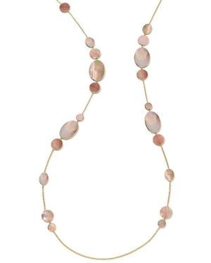 Ippolita 18K Polished Rock Candy Hero Shell Necklace - White