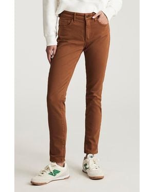 Mavi Kathleen Mid Rise Slim Boyfriend Jeans - Brown