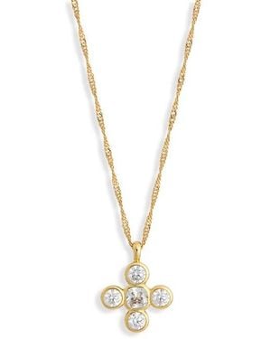 Electric Picks Kylie Cubic Zirconia Pendant Necklace - Metallic