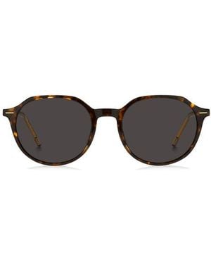 BOSS 51Mm Round Geometric Sunglasses - Multicolor