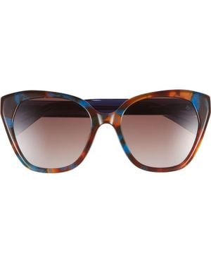 Rag & Bone 54Mm Cat Eye Sunglasses - Brown