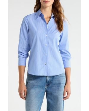 Rag & Bone Dayton Stripe Shirt - Blue