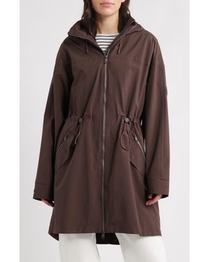 Lolë Piper 2.0 Hooded Water Repellent Raincoat - Brown