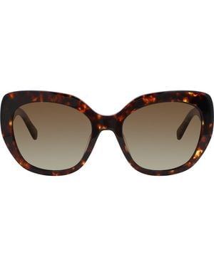 Kate Spade Winslet 55Mm Polarized Cat Eye Sunglasses - Brown
