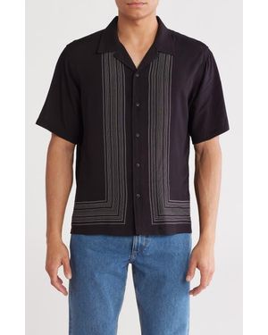 Ezekiel Darwin Camp Shirt - Black