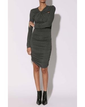 Walter Baker Calista Twist Long Sleeve Body-Con Dress - Multicolor