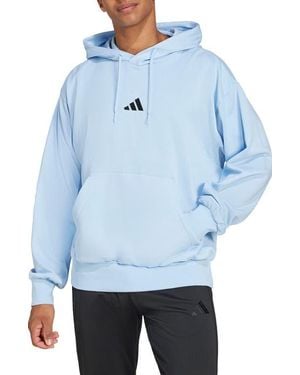 adidas Feelcozy Hoodie - Blue