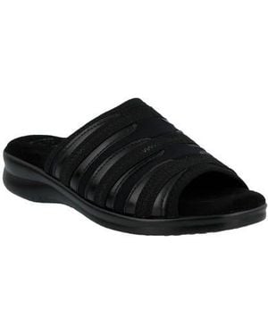 Flexus by Spring Step Swift Slide Sandal - Black