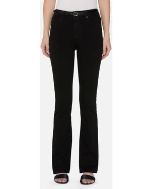 FRAME The Reboot High Waist Bootcut Jeans - Black