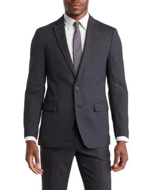 Original Penguin Birdseye Stretch Suit Jacket - Blue