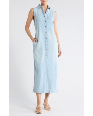 DL1961 Iliana Sleeveless Denim Dress - Blue