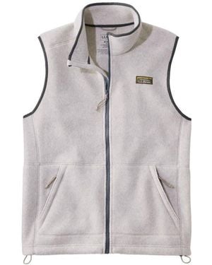 L.L. Bean Mountain Classic Fleece Vest - Gray