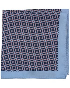 Ben Sherman Geometric Pocket Square - Blue
