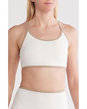 X By Gottex Racerback Sports Bra - White