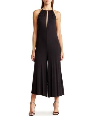Go Couture Wide Leg Jumpsuit - Black