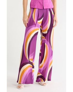 Ramy Brook Octavia Wide Leg Pants - Pink