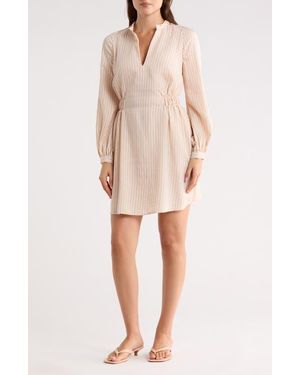 Longchamp Long Sleeve Dress - Natural