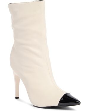 Nine West Winner Pointed Toe Boot - Natural