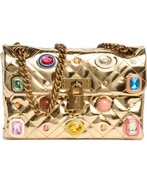 Kurt Geiger Mini Brixton Gems Convertible Shoulder Bag - Metallic